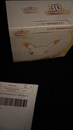 Pokemon elite trainer box