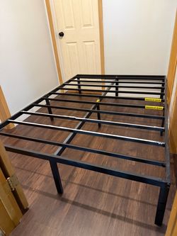 Full size platform bed frame