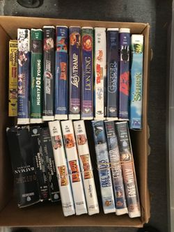 VHS Tapes, assorted , quantity 67