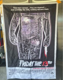 Friday the 13th flag poster