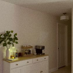 White Cabinet With Drawers, Buffet Kitchen Cabinet