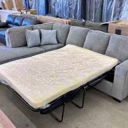 L Shaped Sectional Sleeper Financing Available By ASHLEY 
