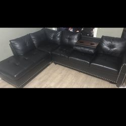 Black Sectional 