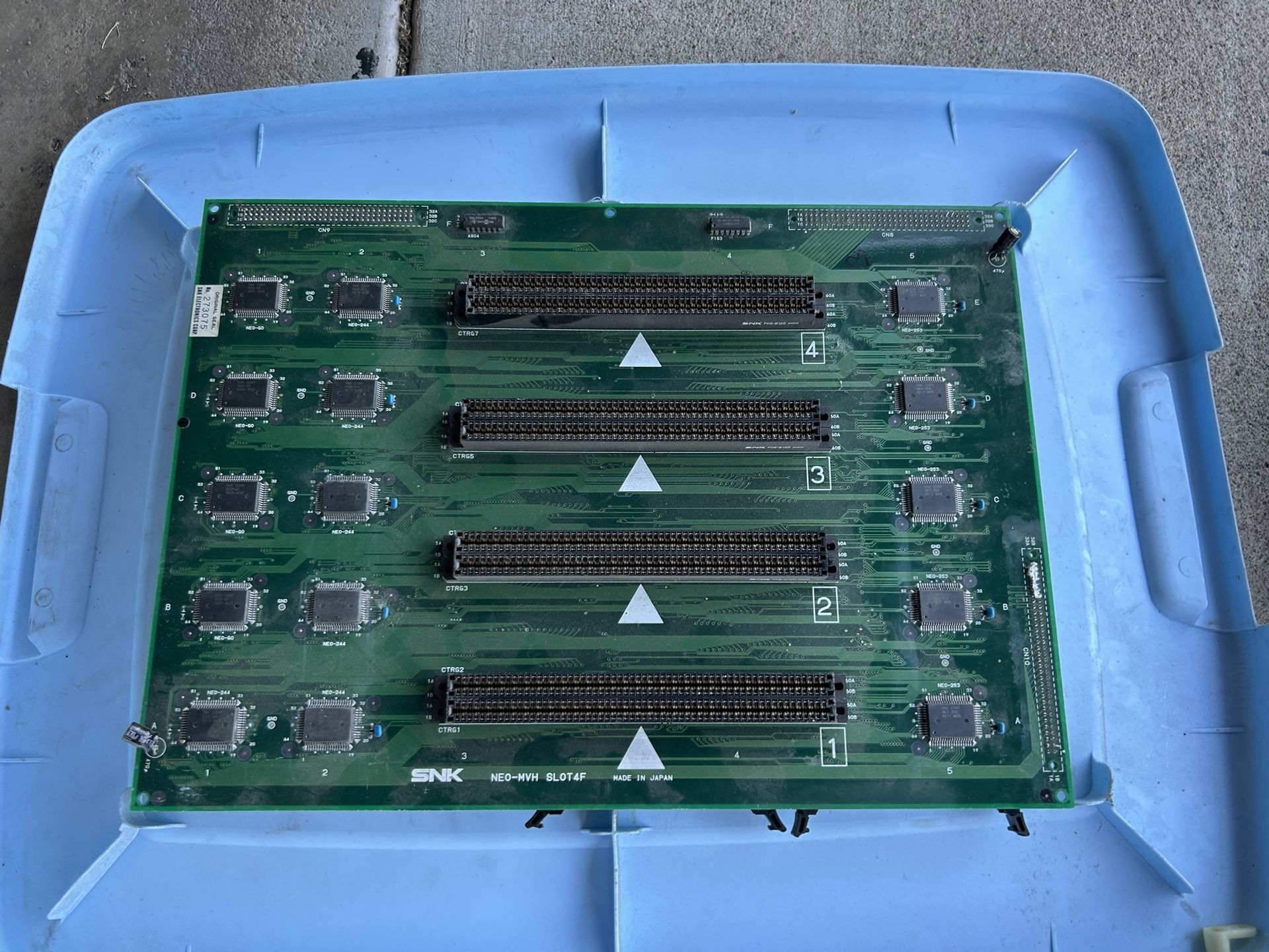 Neo Geo MVH-MV4FT3 4 Slot Arcade Pcb Board