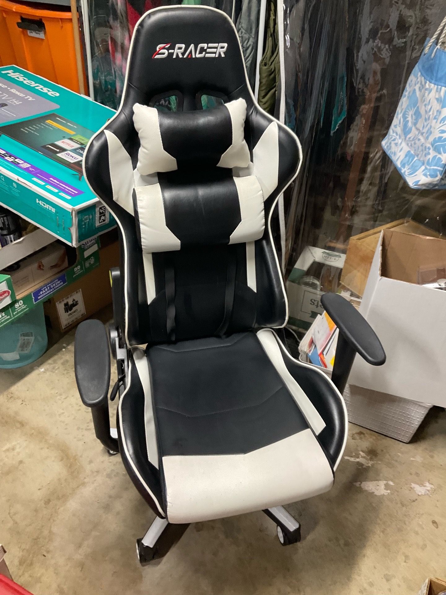 S-Racer Gaming Chair – Reclining Racing Style Office Chair