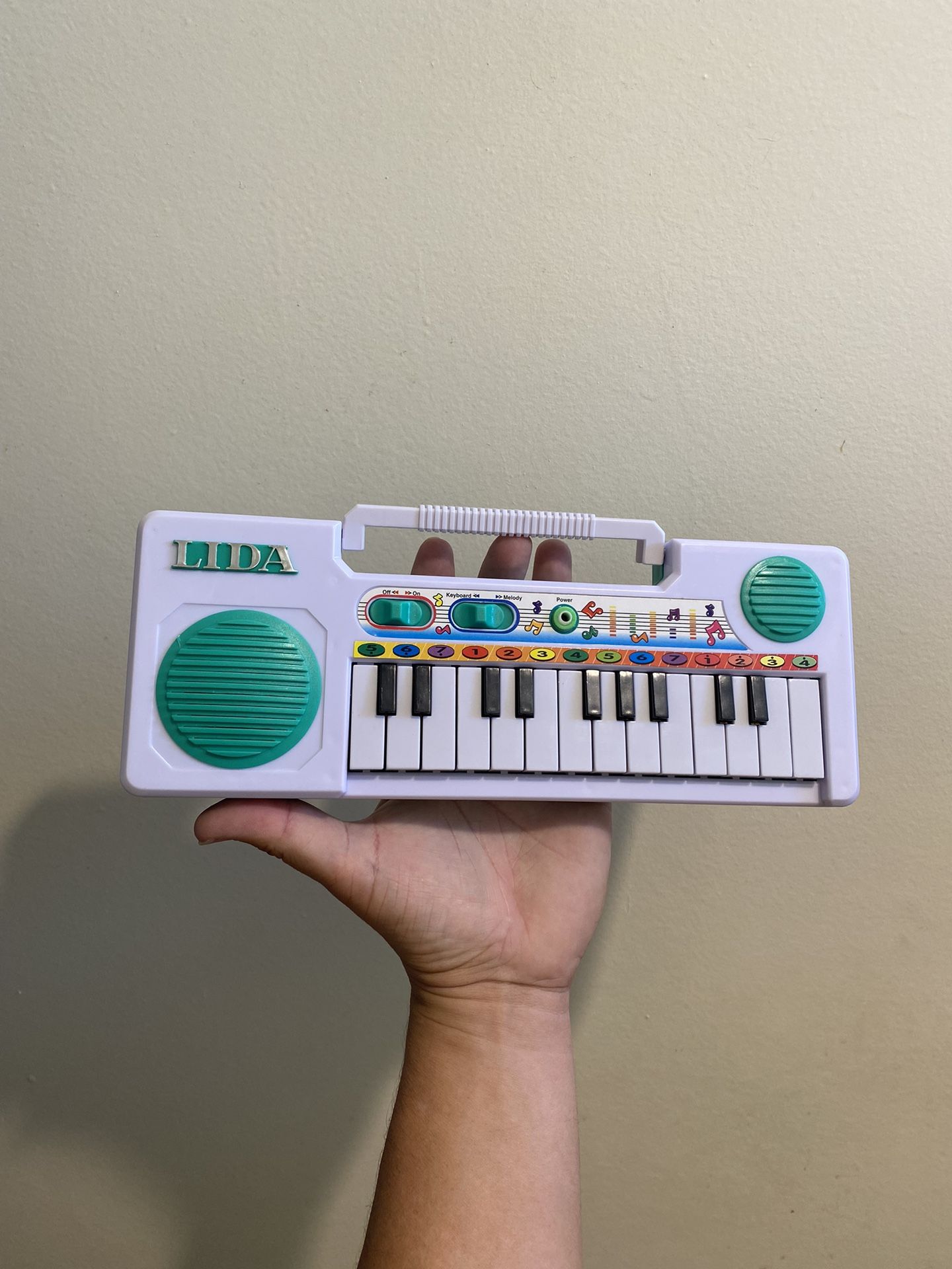 LIDA ELECTRIC PIANO 1996 Pokar Small 23 Keys Children New