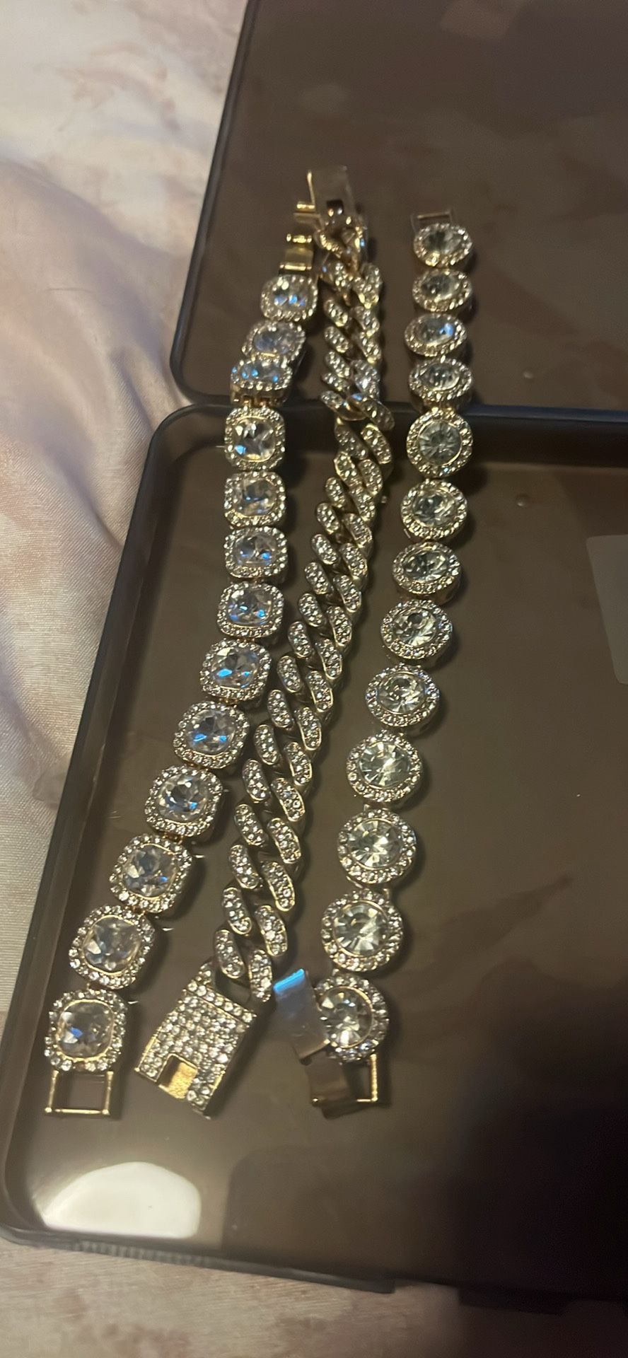 Bold Sparkly Bracelets $20 Each