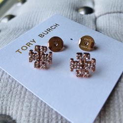 Tory Burch Earring Rose Gold