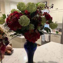 Beautiful hydrangeas flower arrangement