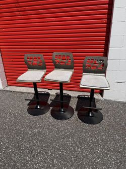 Lumisource Folia Adjustable Barstool Chairs 