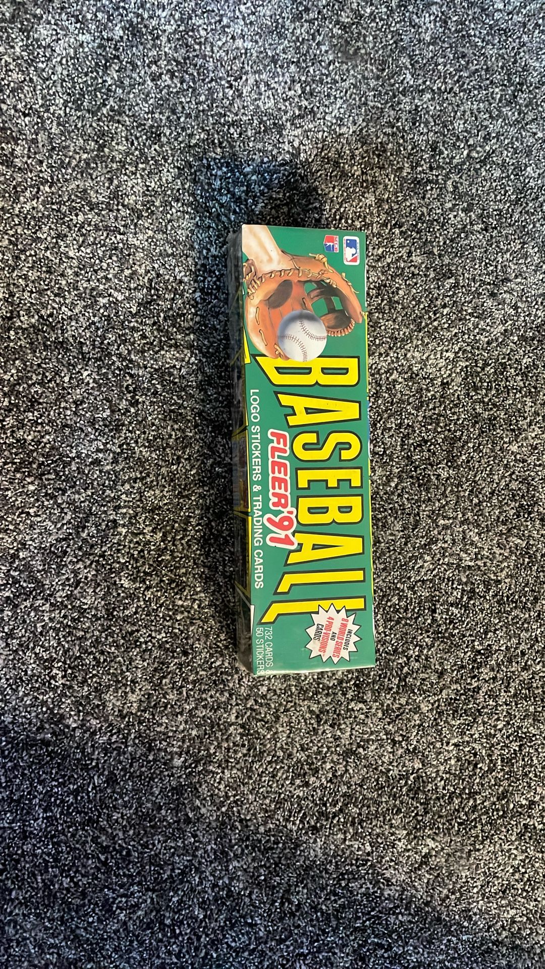 fleer 1991 baseball logo stickers & trading cards