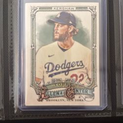 Clayton Kershaw Allen & Ginter