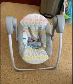 Portable Folding Baby Swing