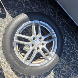 5x130  19" Porsche wheels with Michelin attitude 265 50 19
