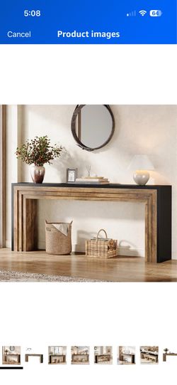 70” Tv console