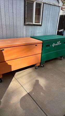 Greenlee Job Site Tool Box on Wheels