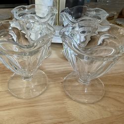 Vintage Sundae Glasses 