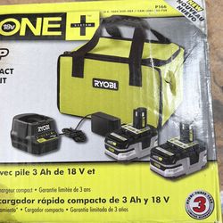 Ryobi batteries and charger