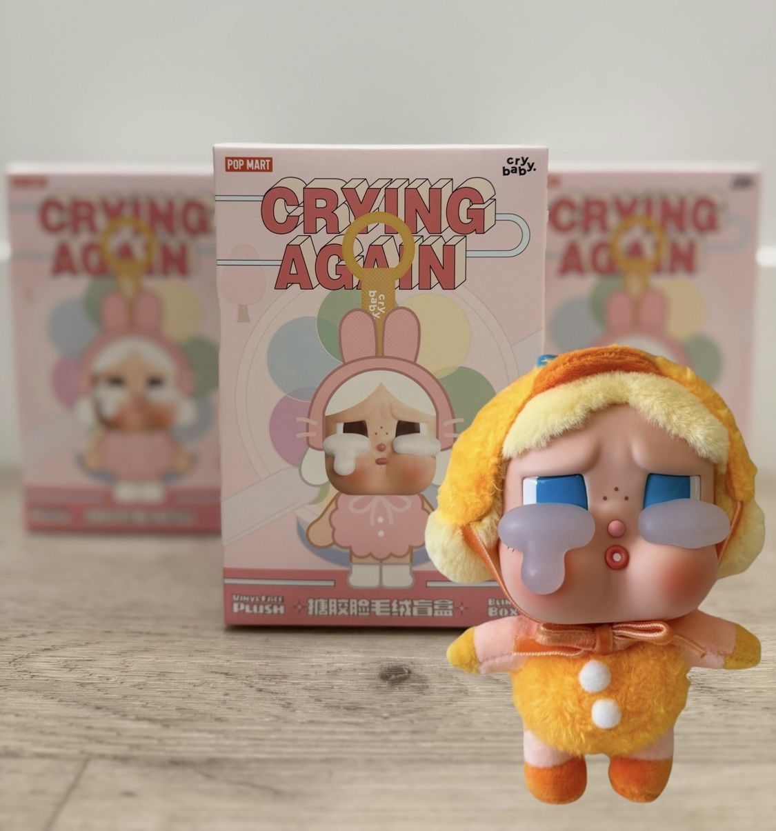 Authentic - Brand NEW CRYBABY- PopMart - CRYBABY Crying Again Series - Vinyl Face Plush Blind Box - Factory SEALED “DUCK YOU”