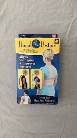 Royal Posture Energizing Posture Support Brace – S/M – In Original Box