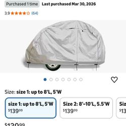 Brand New Teardrop Camper Cover