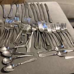 Silverware Buy It All  55 Pieces For  $5 Cash 