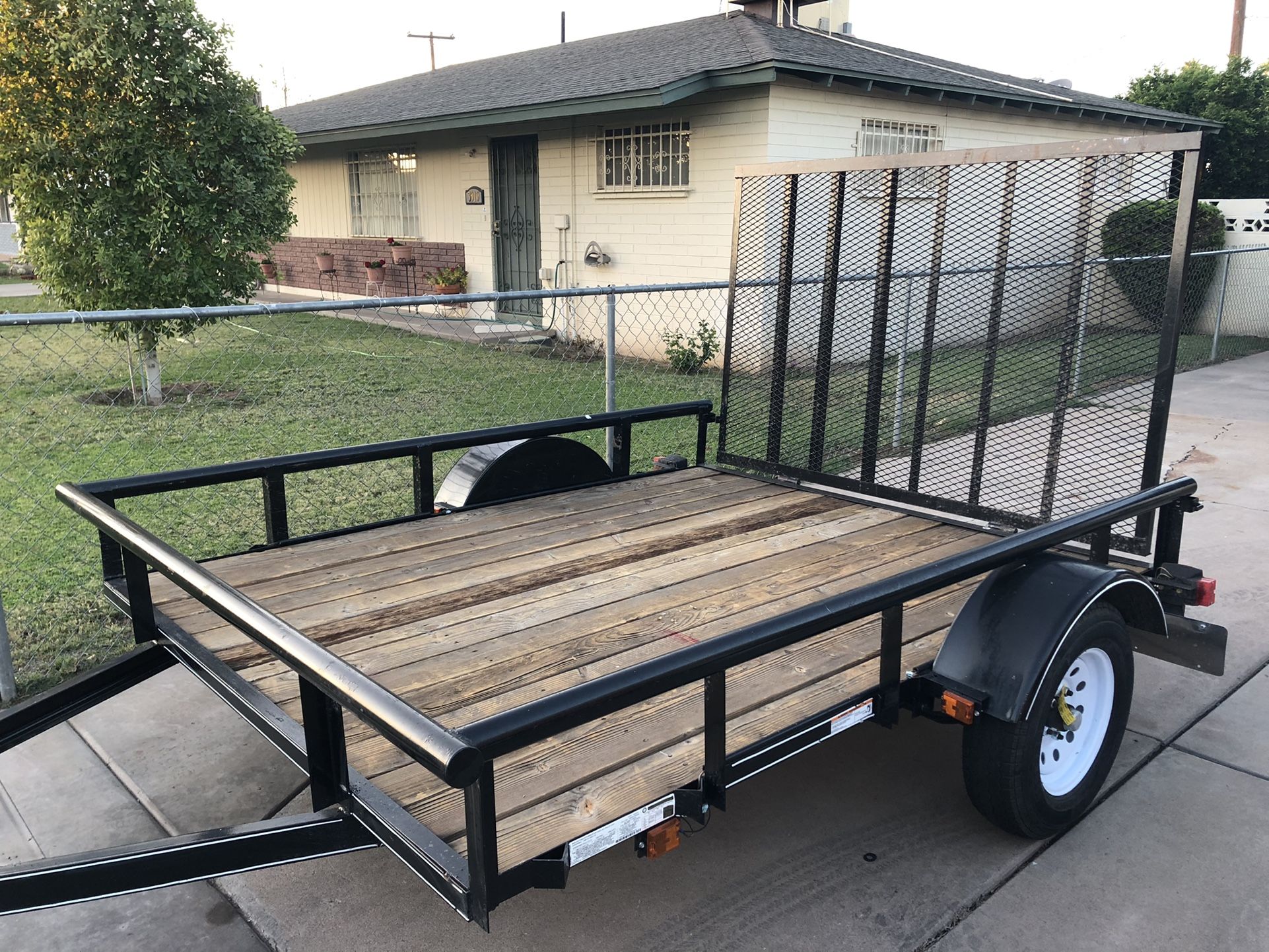 2019 6’5 x 8 Utility Trailer