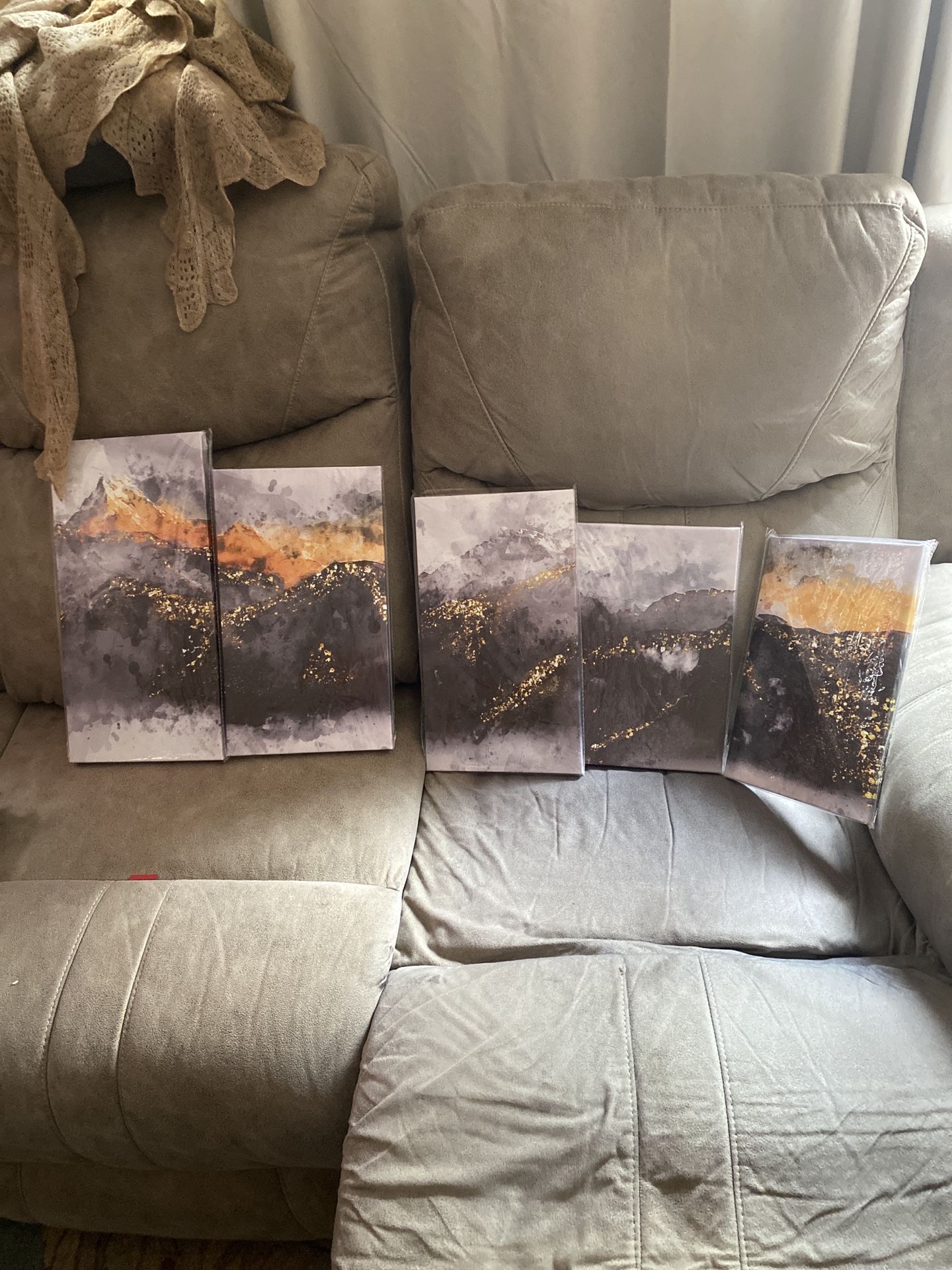 Five Abstract Pieces Of Mountain
