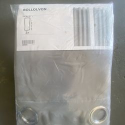 IKEA Grey Curtains  57” X 98”