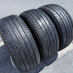 (3) 275/55R20 Bridgestone Dueler Tires 