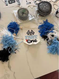 Race car decorations