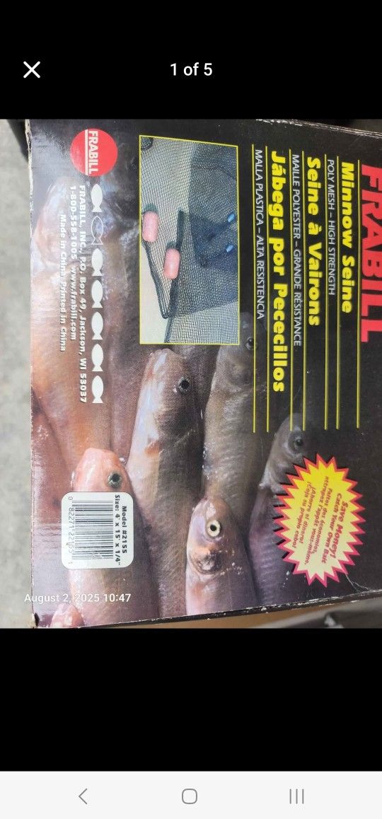 Frabill minnow seine and flow troll