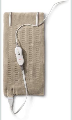 "SUNBEAM" HEATING PAD W/  COMPACT STORAGE 