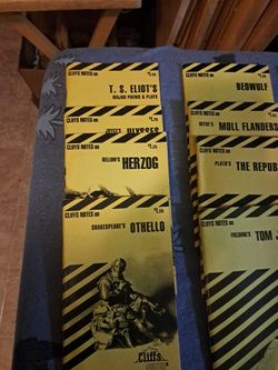 Lot of Vintage CliffsNotes Study Guides