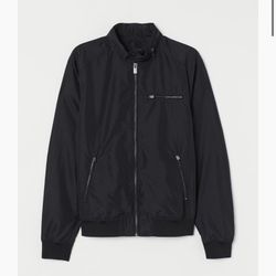 H&M Nylon Blend Bomber Jacket (Size M)
