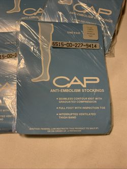 CAP Anti-Embolism Stocking Size Large 631 Thigh Length