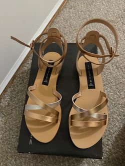 Steven by Steve Madden Metallic Sandals