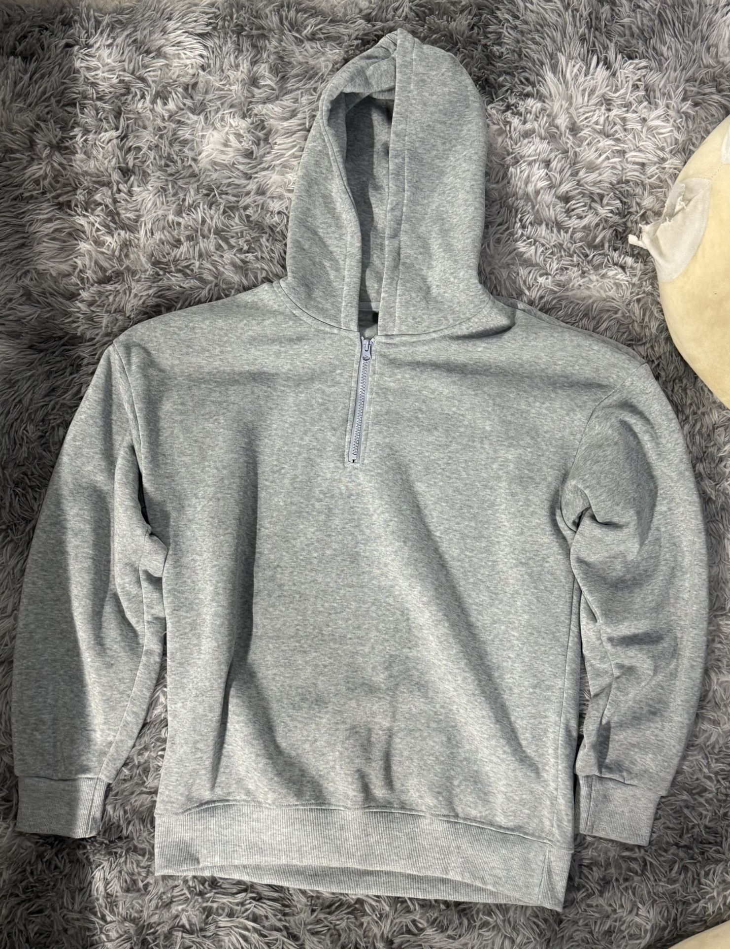 Grey Quarter Zip