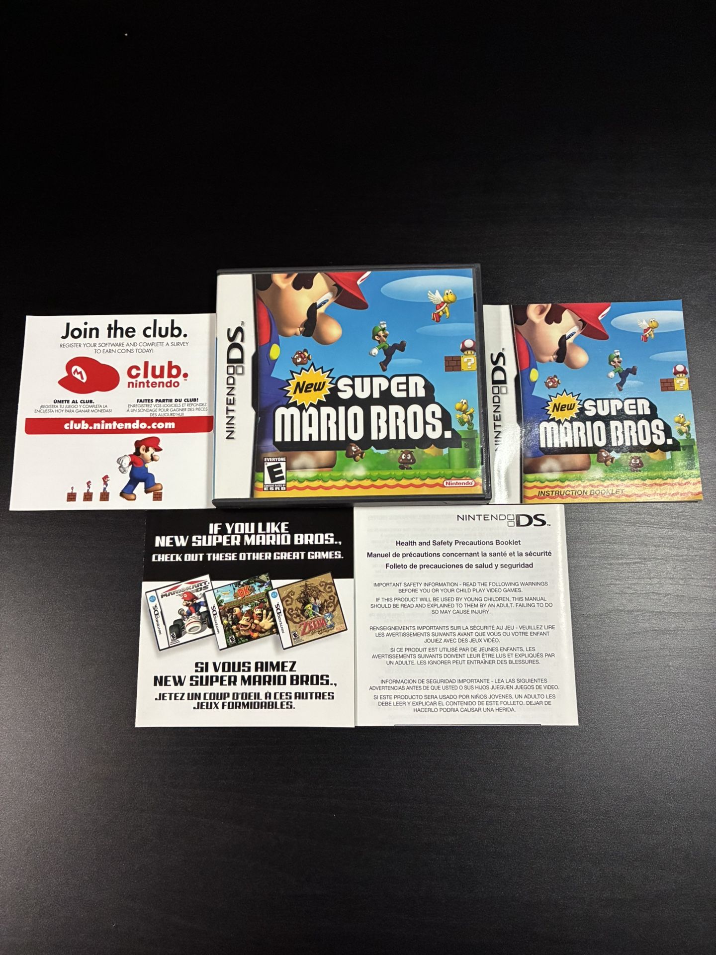 Case and Manual Only - New Super Mario Bros for Nintendo DS