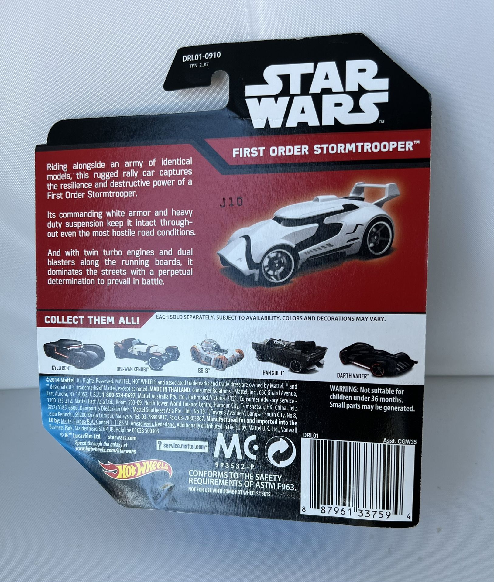 Hot Wheels Star Wars Captain Phasma & First Order Stormtrooper 2