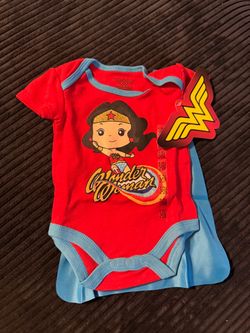 Wonder Women Onesie Set- 3-6Months