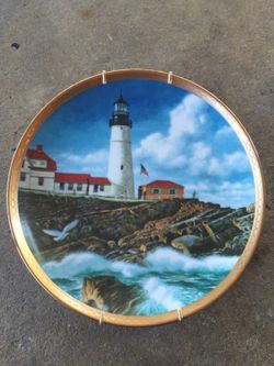 Light house on a plate