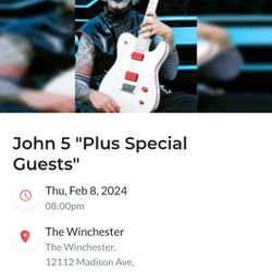 John 5 Concert Tickets