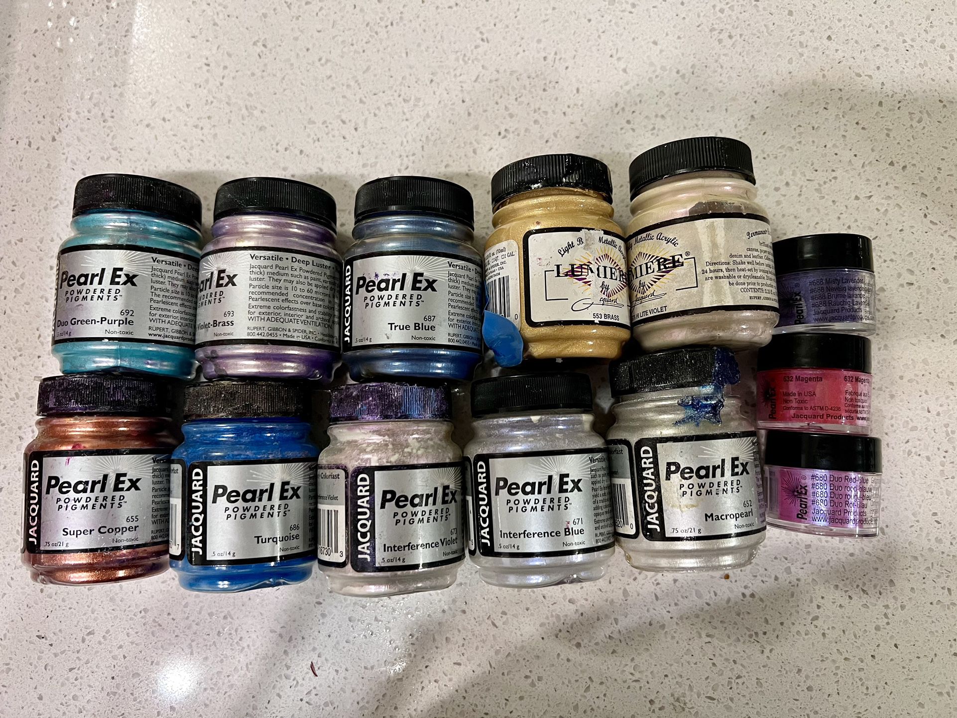 Art Supplies / Pigments / Glitter / Paint Lot 