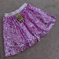 New small  sequin short stretchy ruffle mini skirt festival rave outfit