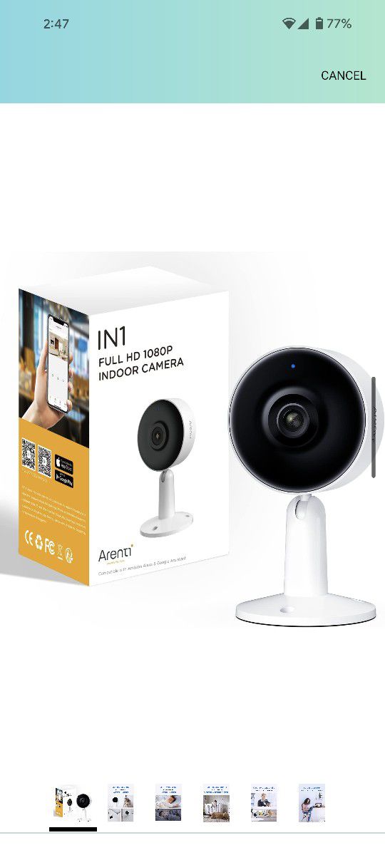 ARENTI 1080P HD Indoor Security Camera