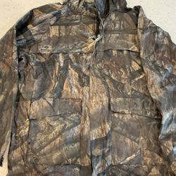 XL Mossy Oak Jacket X Large  Granyte Mossy Oak Camo Full ZIP Jacket Softshell