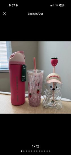 Starbucks strawberry cups