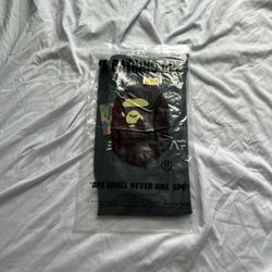 Bape Black And Grey Big Ape Tee