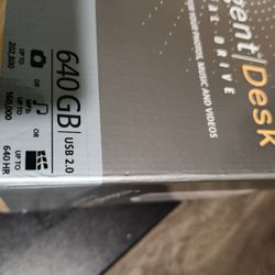 640gb Seagate  External Drive (New Sealed)